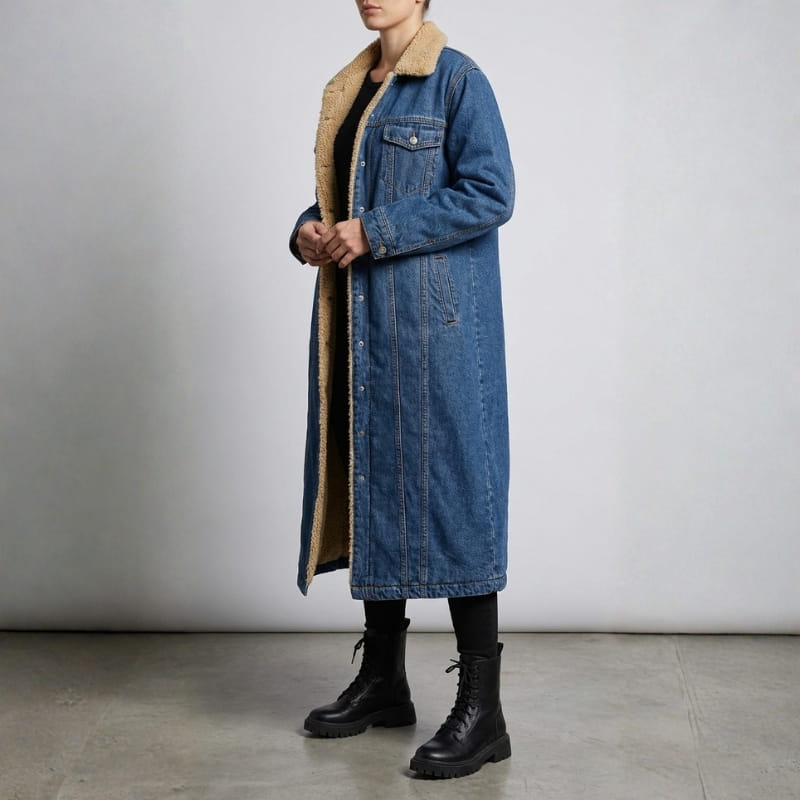 Ilaria Women’s Long Denim Jacket