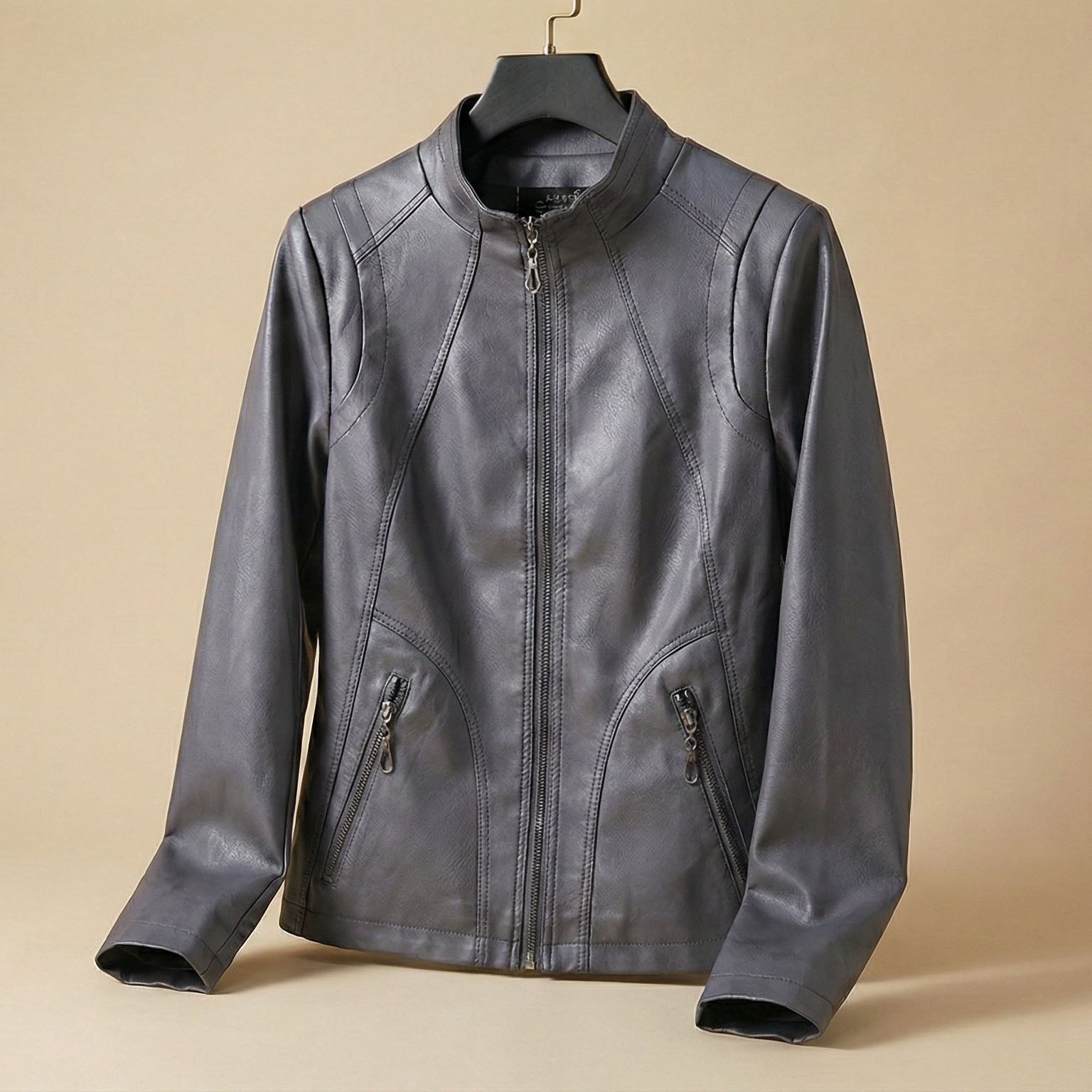 Marna Women's Matte Leather Jacket
