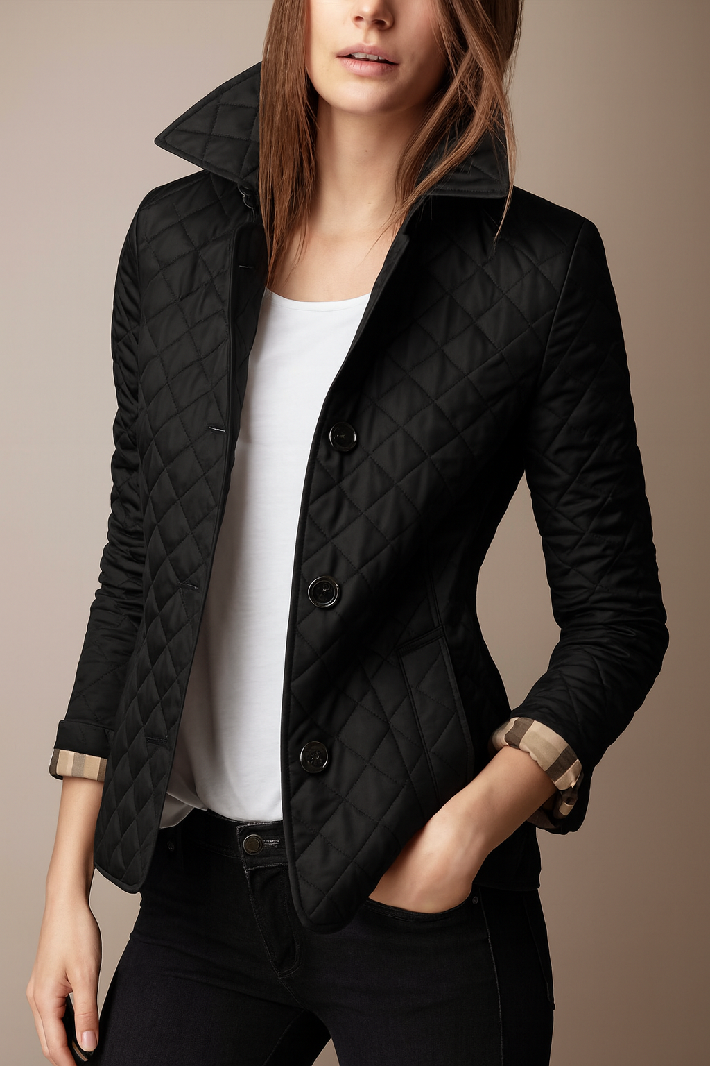 Lester Women’s Quilted Jacket – Elegant Outerwear