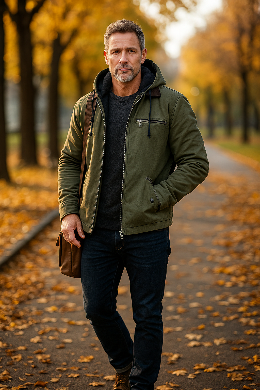 Elliot Men’s Hooded Jacket – Fleece-Lined for Casual Streetwear Style