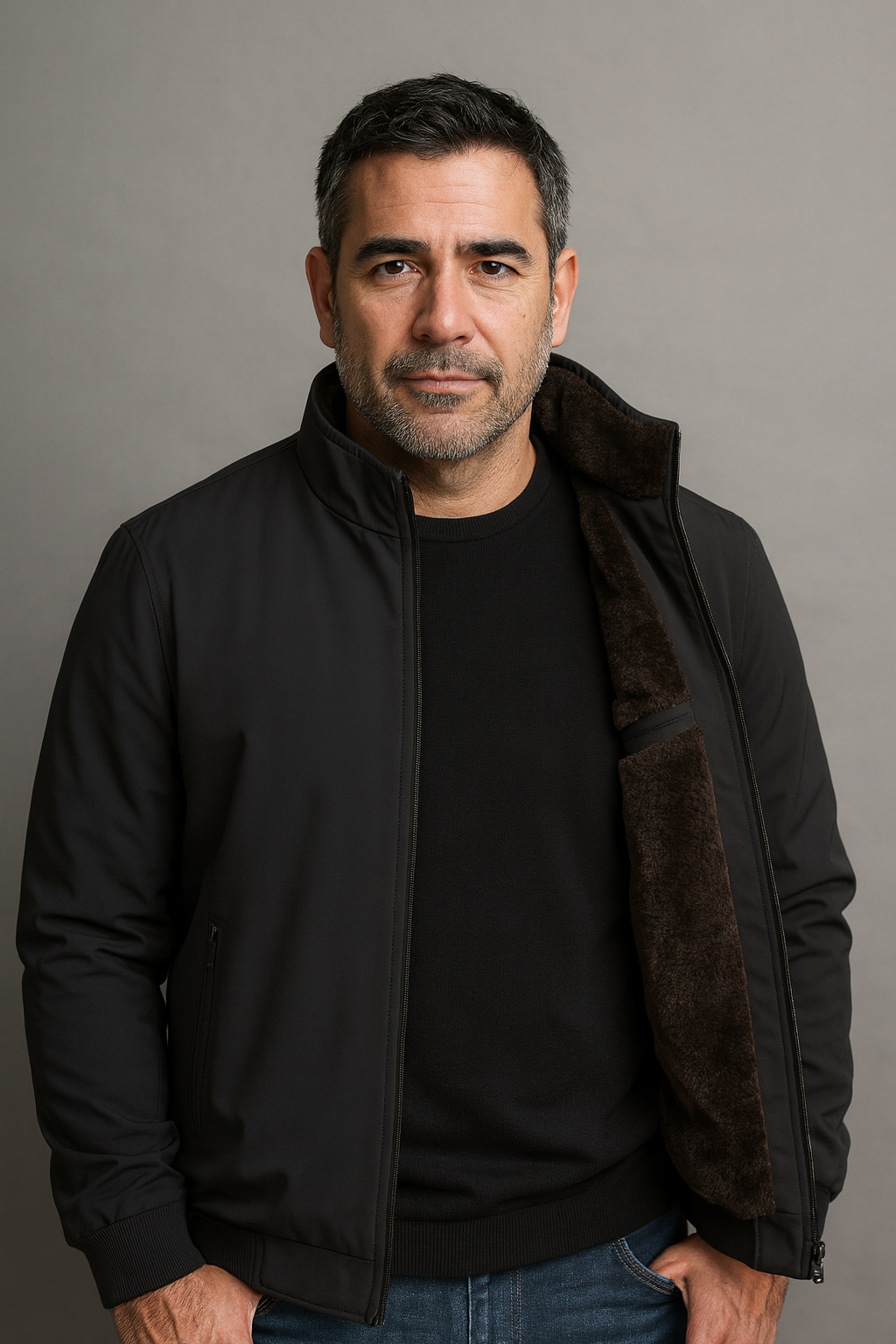 Valerio Men’s Waterproof Winter Jacket – Fleece-Lined Thermal Coat