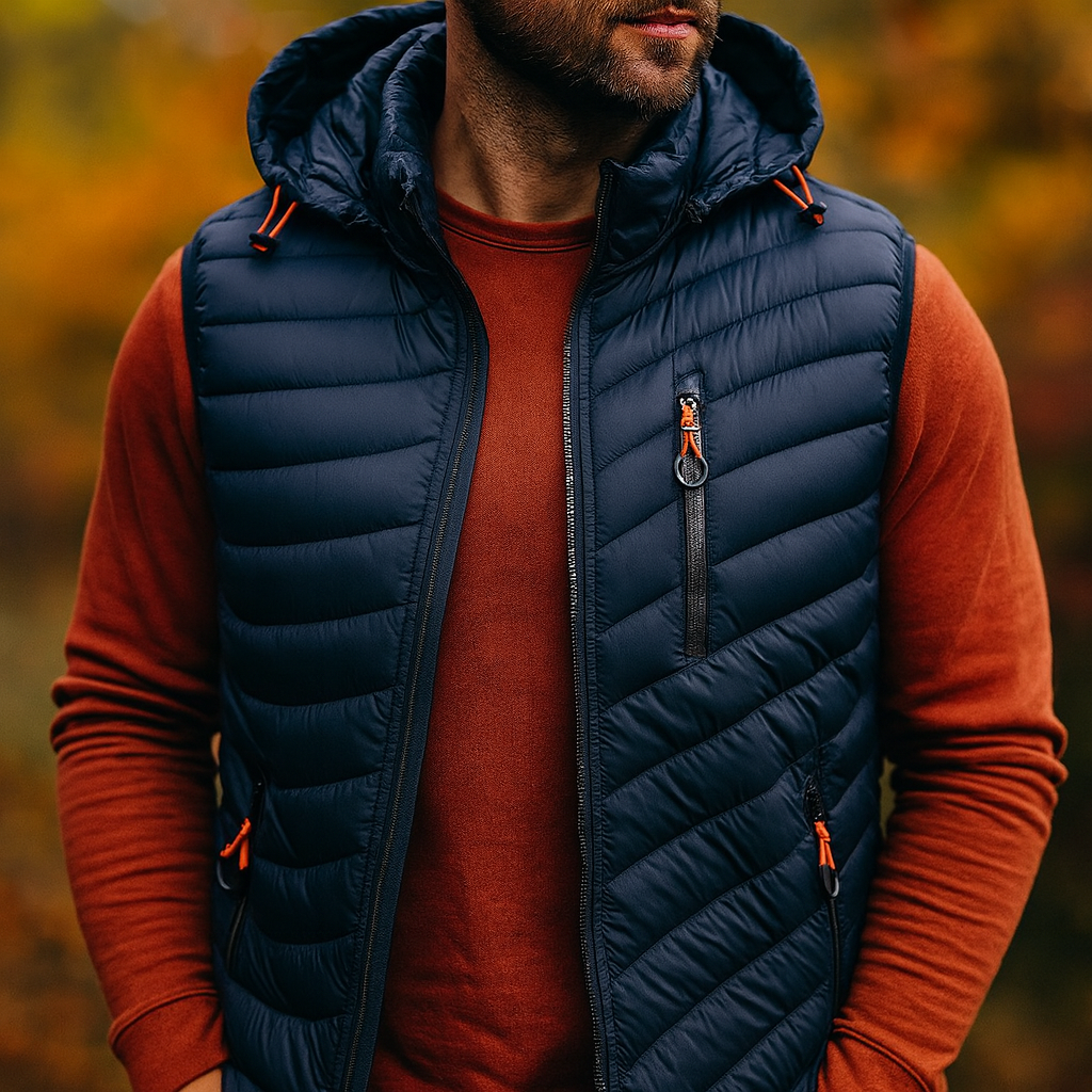 Marciano Men’s Puffer Vest – Lightweight Insulated Vest