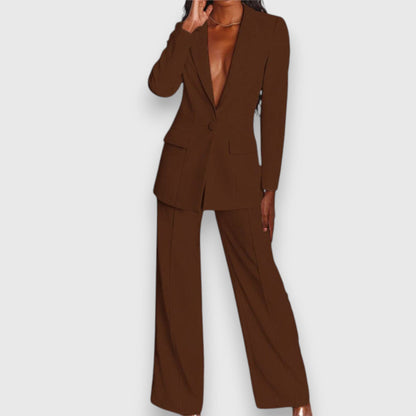 Giselle Blazer Women’s Blazer Set – Tailored Two-Piece with Elegant Fit