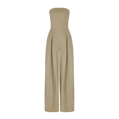 Amayah Full-Length Jumpsuit – Strapless Corset & Elegant Fit