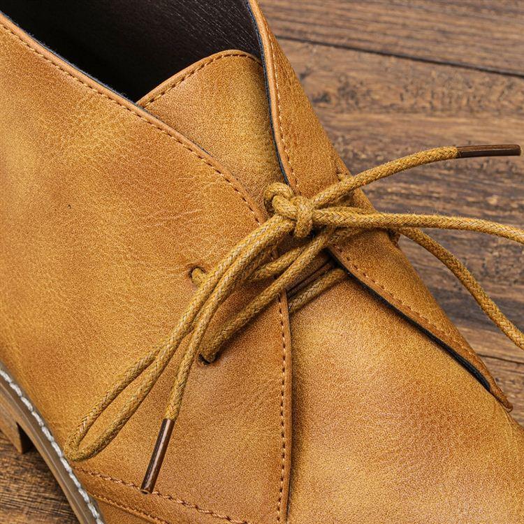 Salvatore Men’s Leather Chukka Boots – Handcrafted Genuine Leather with Cushioned Insole