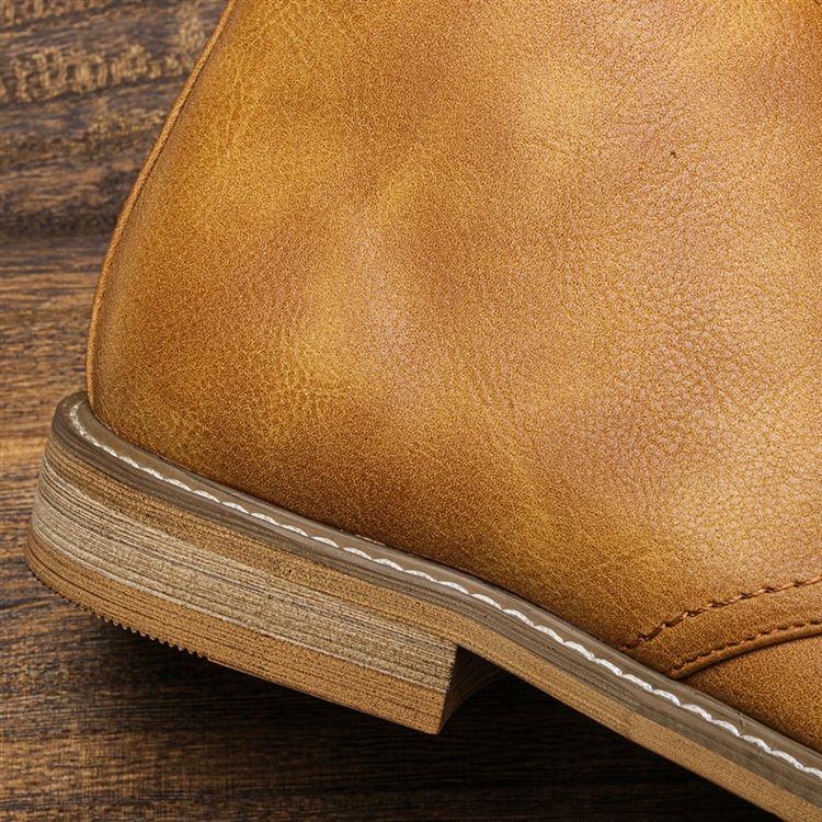 Salvatore Men’s Leather Chukka Boots – Handcrafted Genuine Leather with Cushioned Insole