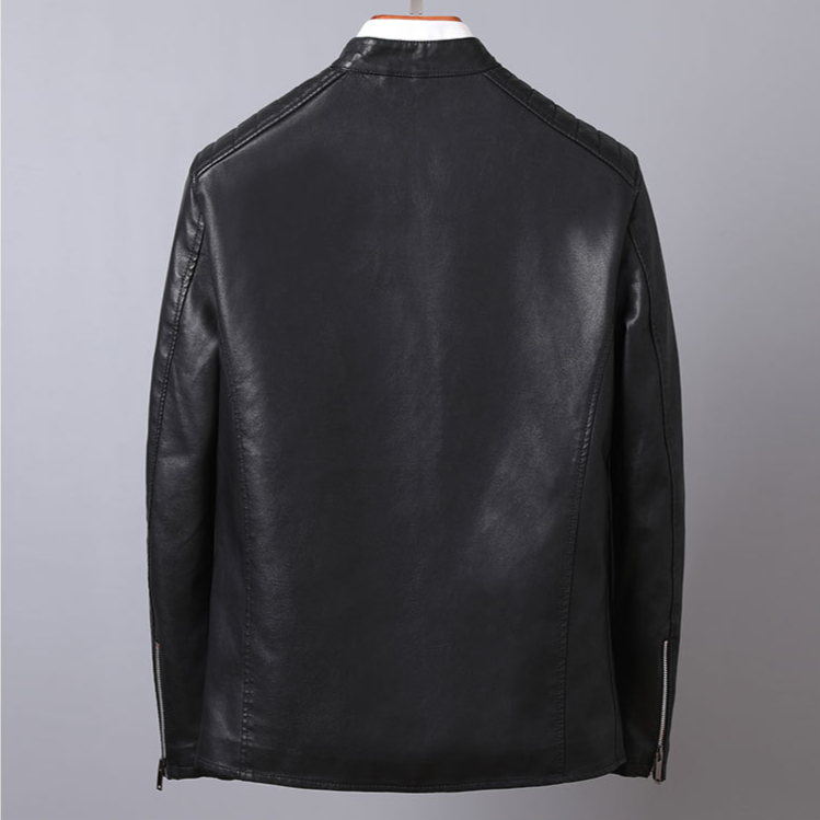 Romeo Men’s Leather Biker Jacket