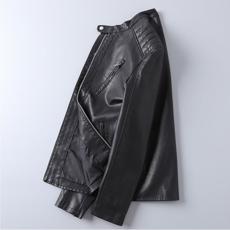 Romeo Men’s Leather Biker Jacket