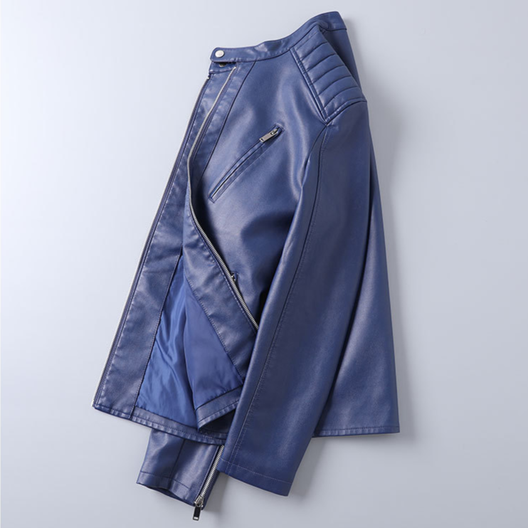 Romeo Men’s Leather Biker Jacket