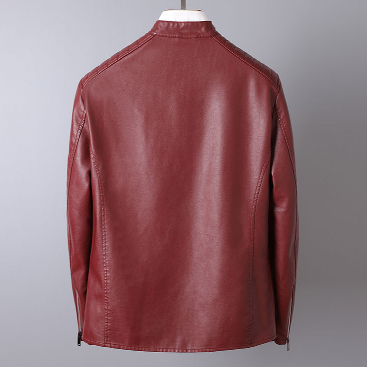 Romeo Men’s Leather Biker Jacket
