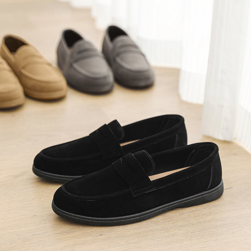 Dominic Premium Suede Loafers – Tailored Casual Slip-On Shoes