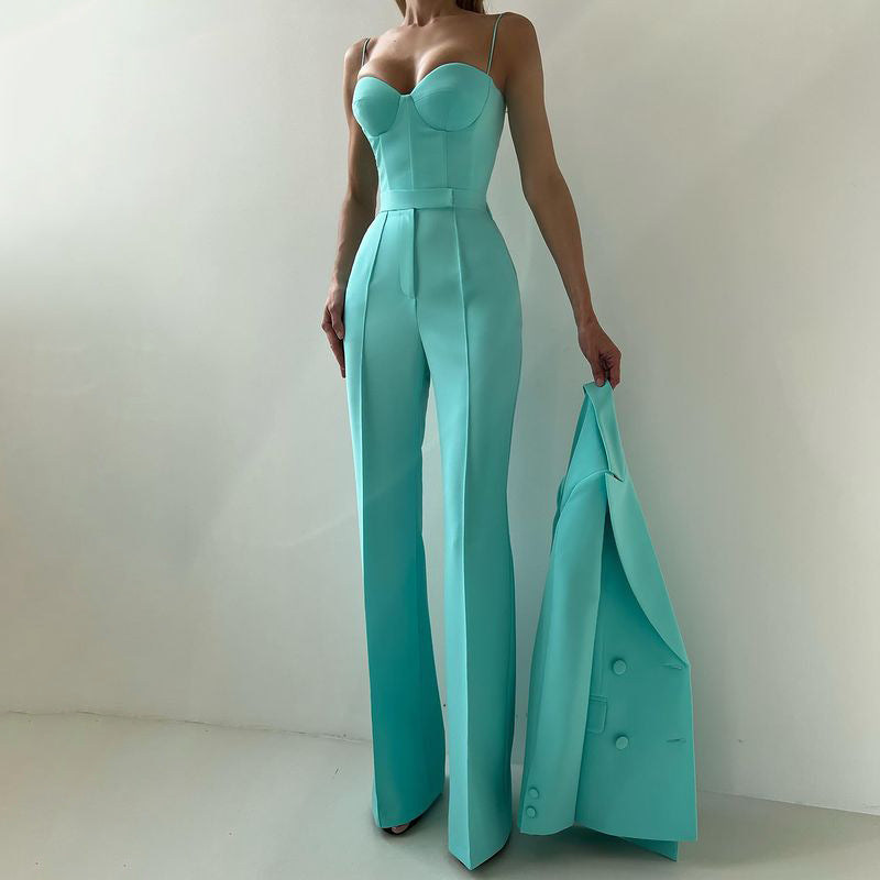 Alana Women’s Suit Set – Tailored Blazer & High-Waist Trousers