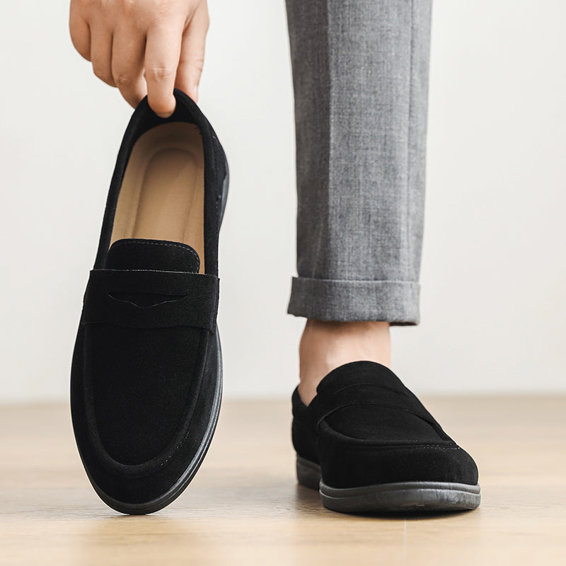 Dominic Premium Suede Loafers – Tailored Casual Slip-On Shoes