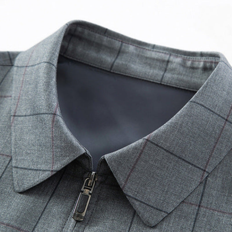 Sebastian Men’s Plaid Jacket – Nanosilk Tech Men’s Jacket