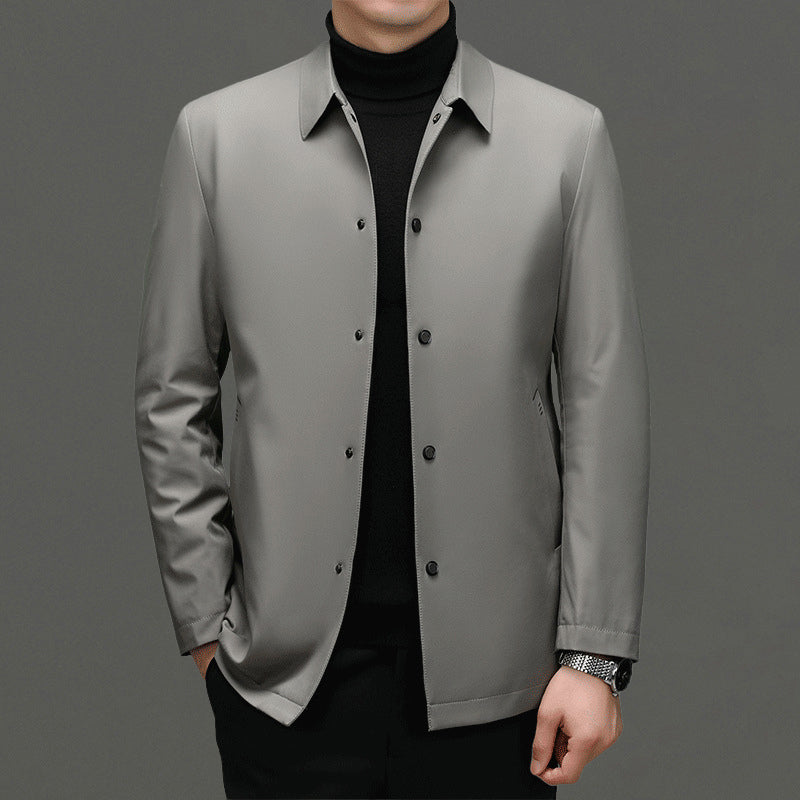 Raffy Men’s Tailored Business Jacket – Lightweight Contemporary Blazer