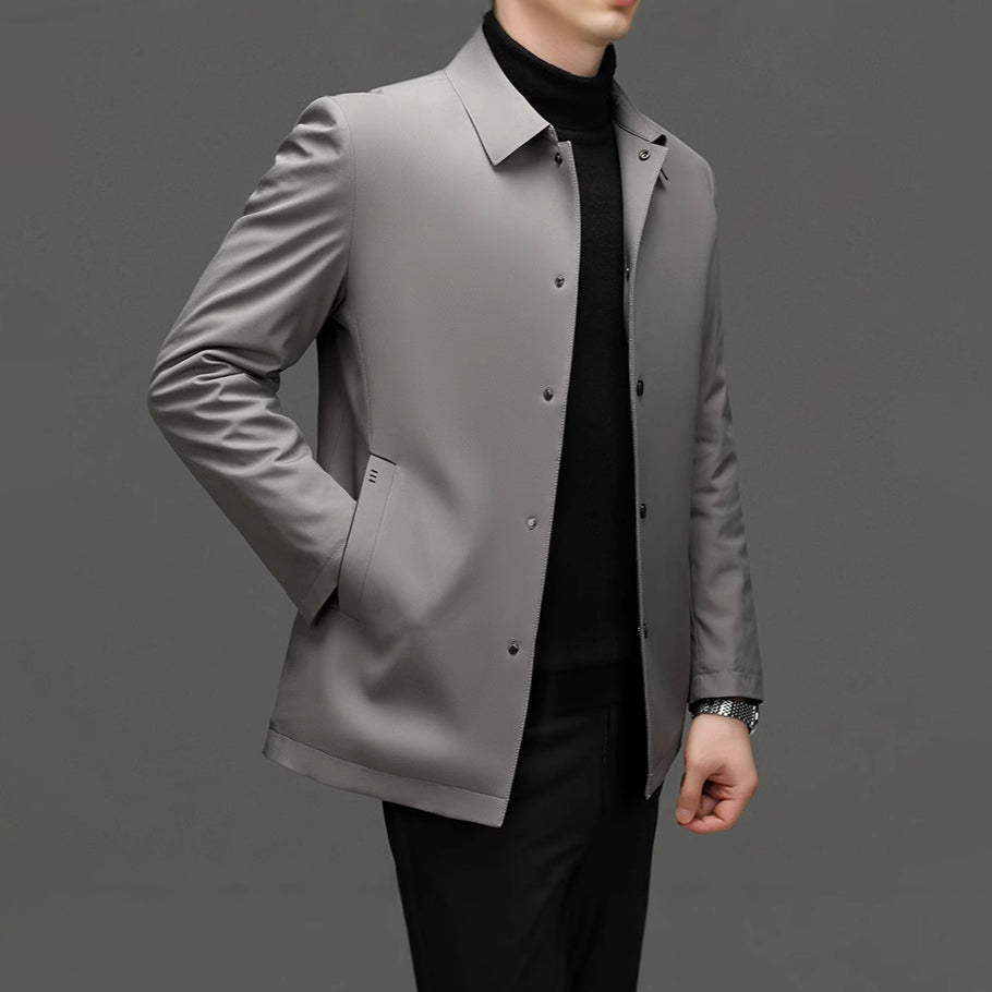 Raffy Men’s Tailored Business Jacket – Lightweight Contemporary Blazer