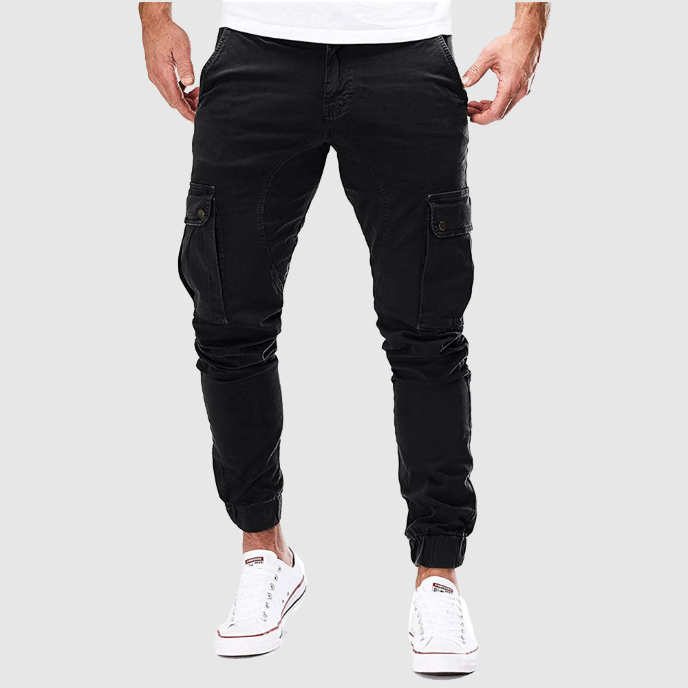 Rafael Cotton Blend Pants – Relaxed Utility Stretch Urban Trousers