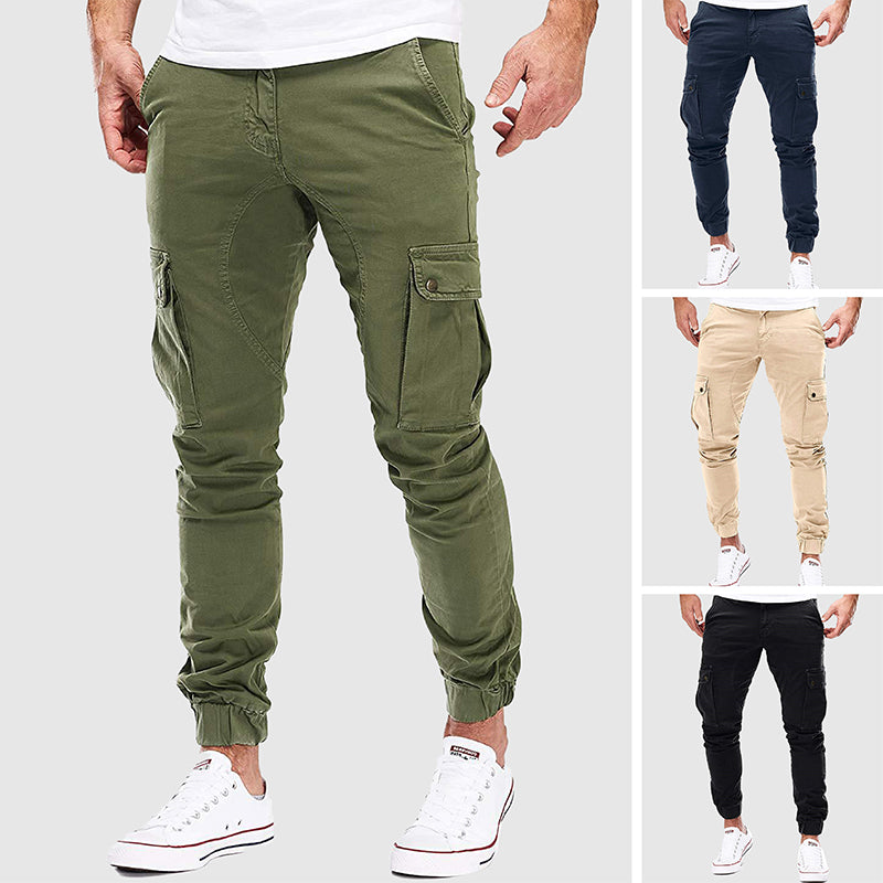 Rafael Cotton Blend Pants – Relaxed Utility Stretch Urban Trousers