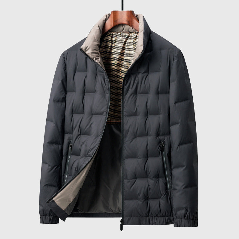 Renzo Men’s Down Jacket – Insulated & Waterproof Winter Coat