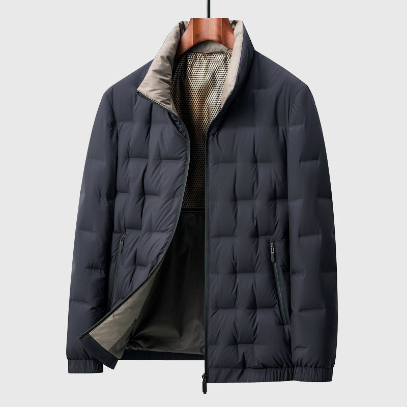 Renzo Men’s Down Jacket – Insulated & Waterproof Winter Coat