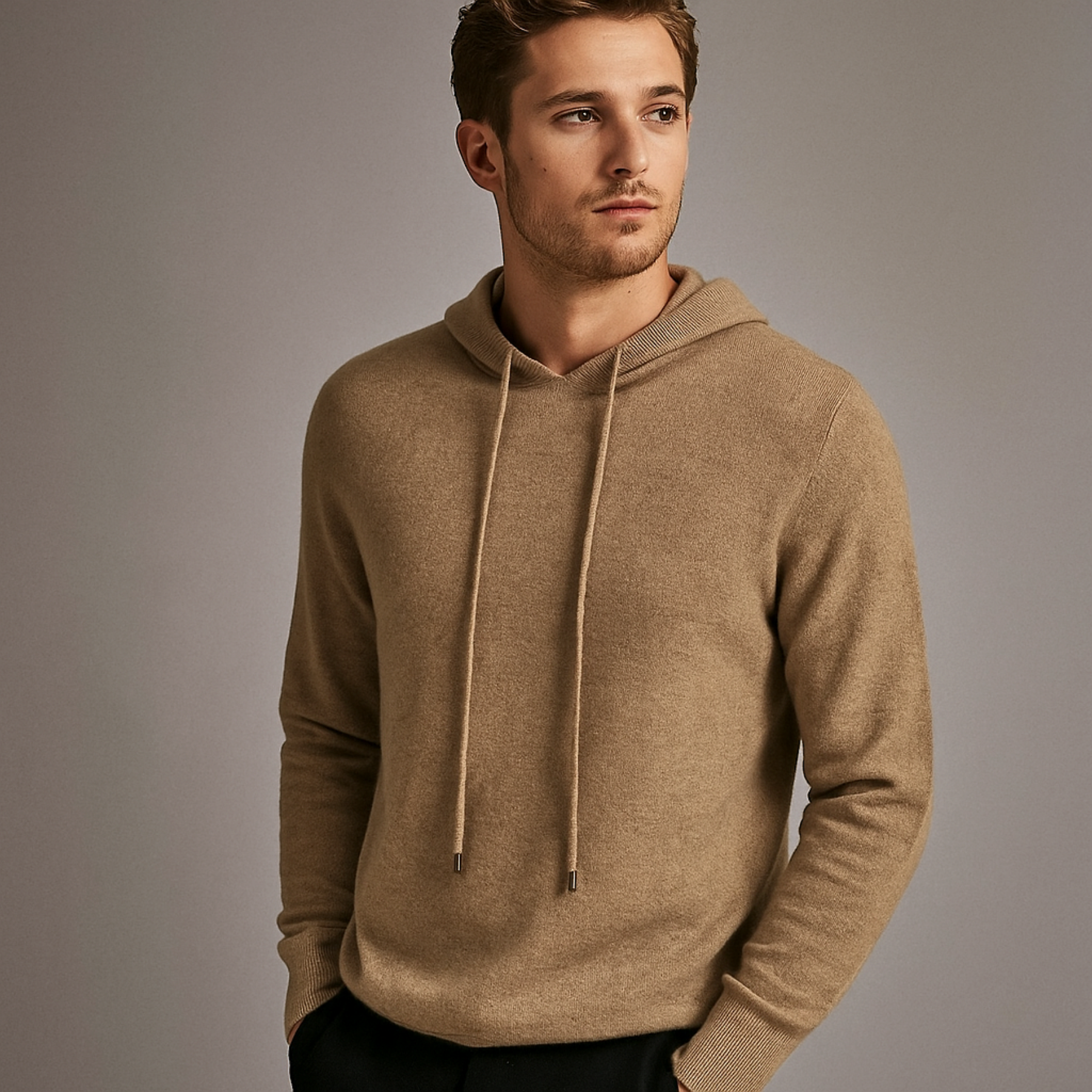 Billy Men’s Hoodie Jacket – Lightweight Merino Wool Jacket