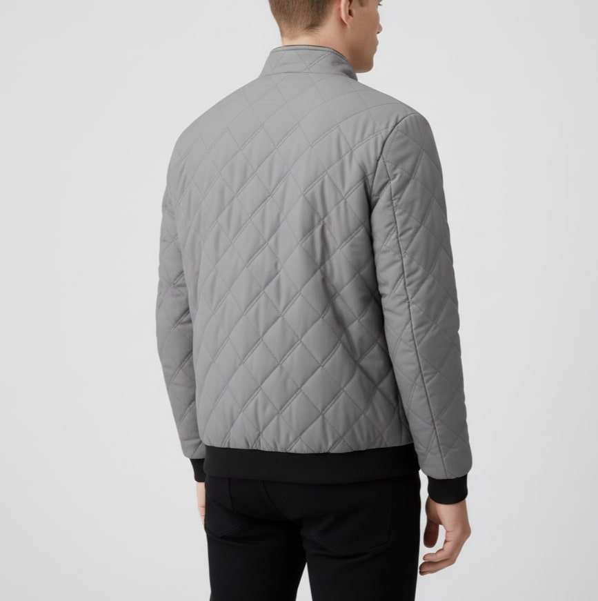Rodeo Men’s Quilted Jacket – Lightweight Diamond Quilted Jacket