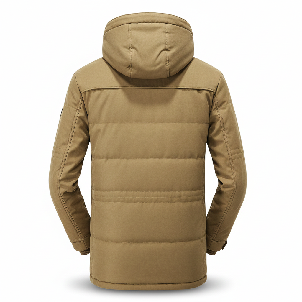Howard Men’s Winter Jacket – Heavy-Duty Cotton Parka Jacket with Thermal Fleece Lining