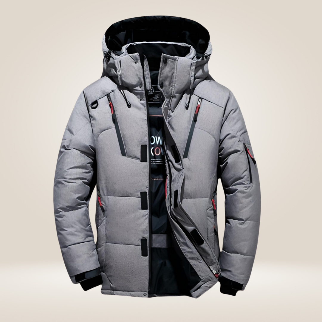 Nick Men’s Winter Jacket – Goose Down Insulated & Water-Resistant Design
