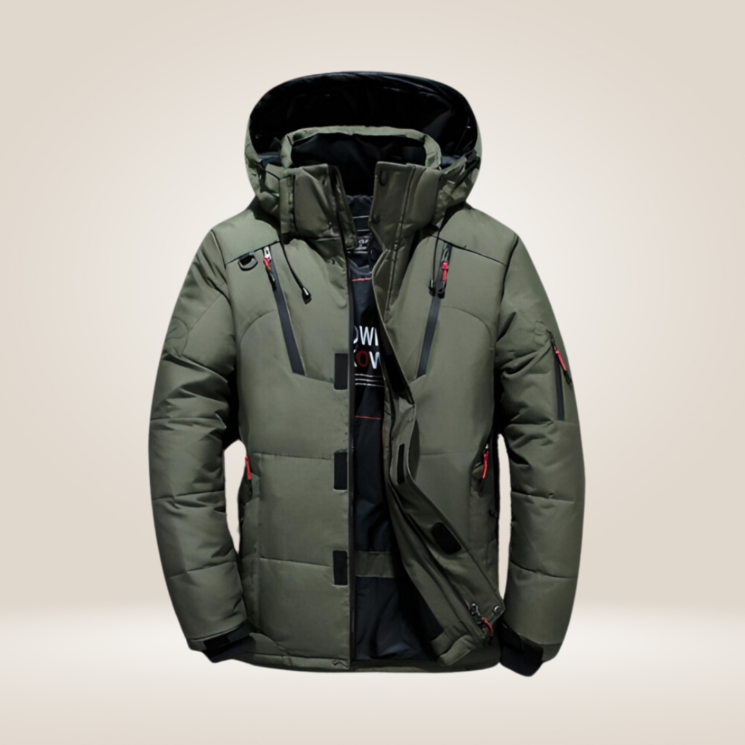 Nick Men’s Winter Jacket – Goose Down Insulated & Water-Resistant Design