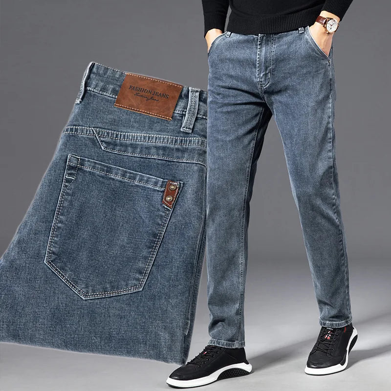 Zephyr Men’s Slim Fit Jeans – Tailored Denim Trousers