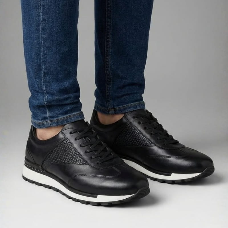 Salvatore Genuine Leather Casual Shoes – Smart Everyday Comfort Shoes