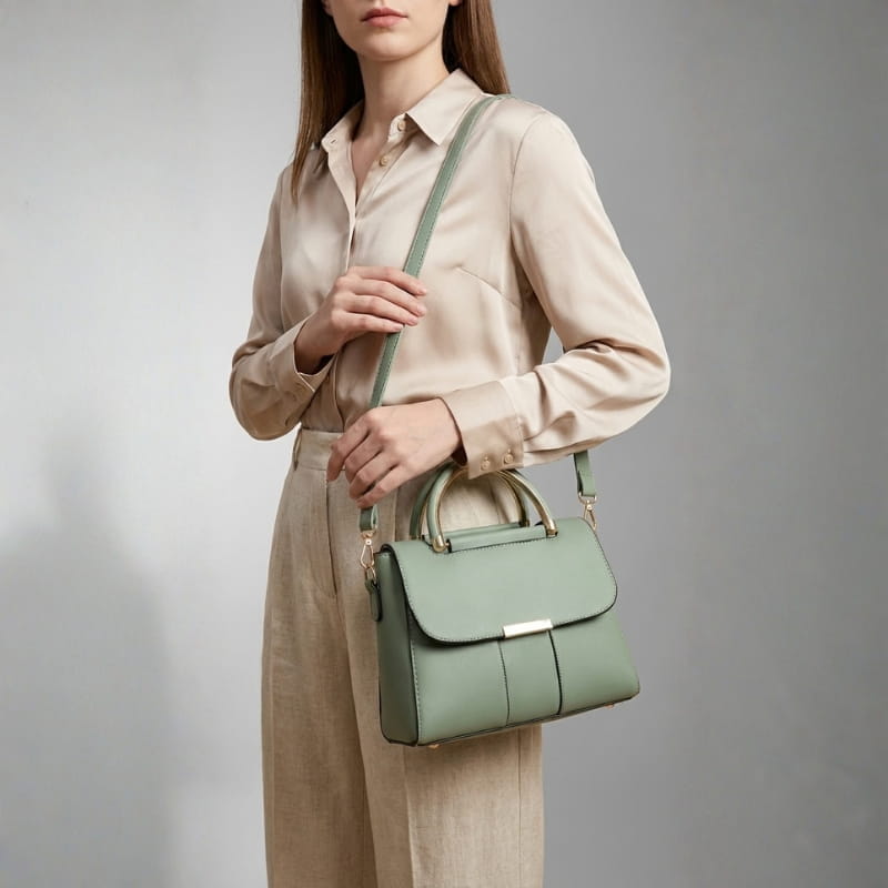 Lena Women’s Leather Crossbody Bag