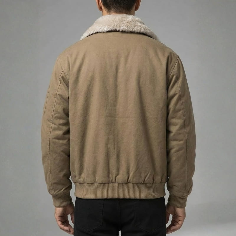 Elio Men’s Winter Jacket – Fur Lined Coat
