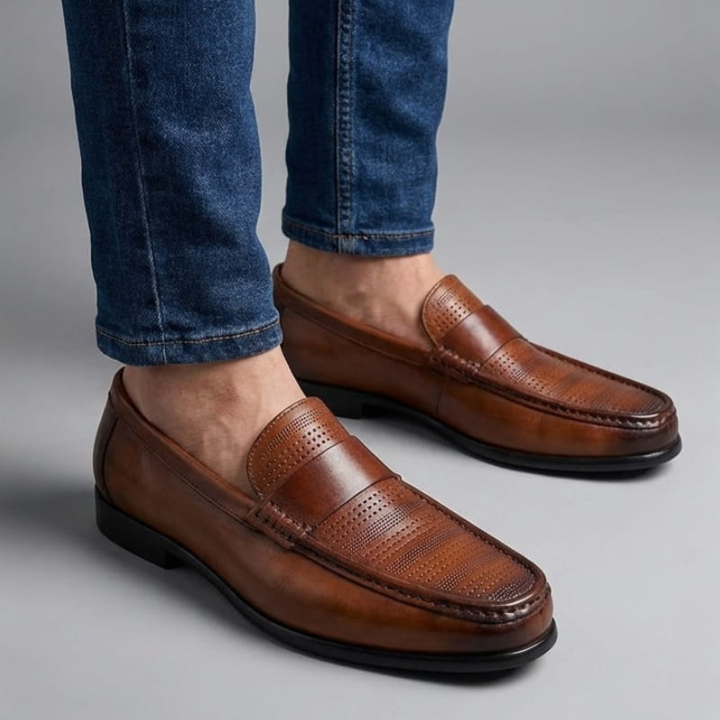 Hadrian Men’s Cowhide Leather Loafers