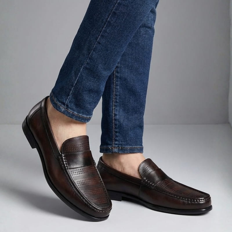 Hadrian Men’s Cowhide Leather Loafers