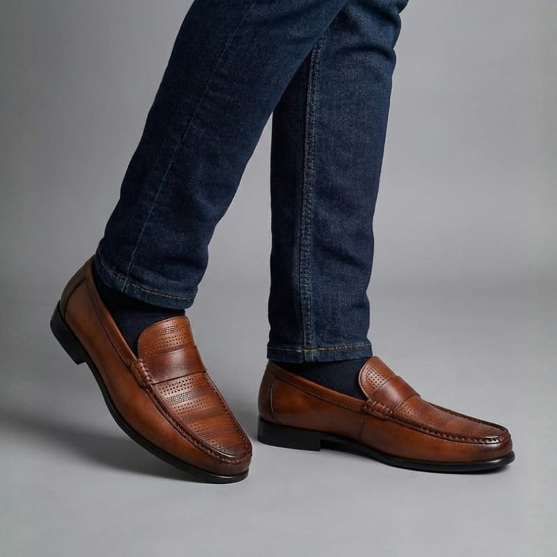 Hadrian Men’s Cowhide Leather Loafers