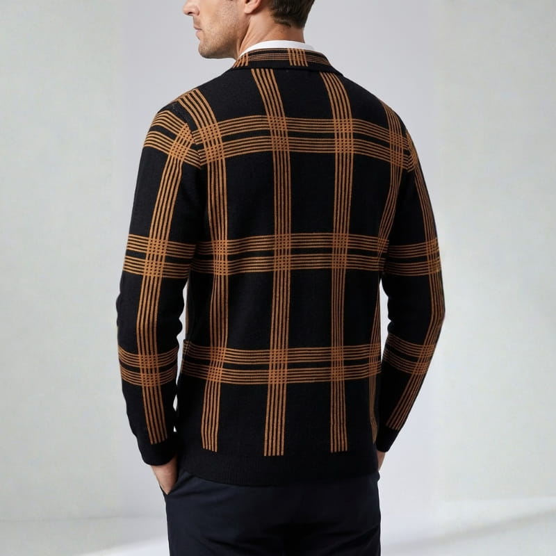 Darius Men’s Wool Knit Cardigan