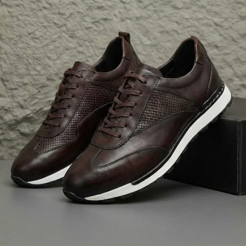 Salvatore Genuine Leather Casual Shoes – Smart Everyday Comfort Shoes
