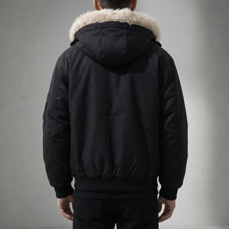 Elio Men’s Winter Jacket – Fur Lined Coat