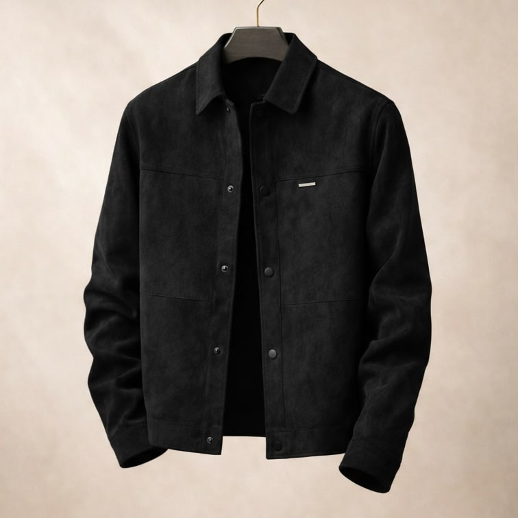 Marcian Men’s Suede Leather Jacket