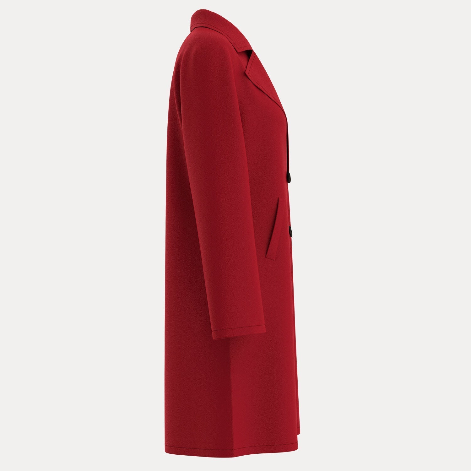 Elena Women’s Trench Coat – with Waist Belt & Lapel Collar