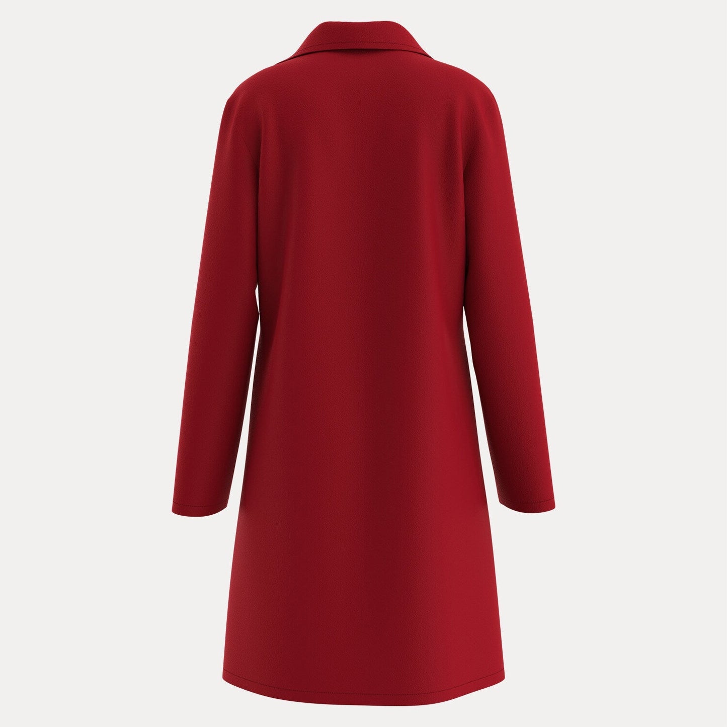 Elena Women’s Trench Coat – Premium Poly-Blend with Waist Belt & Lapel Collar