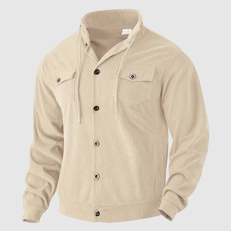 Dylan Men’s Corduroy Jacket – Soft Textured Design with Classic Button Closure