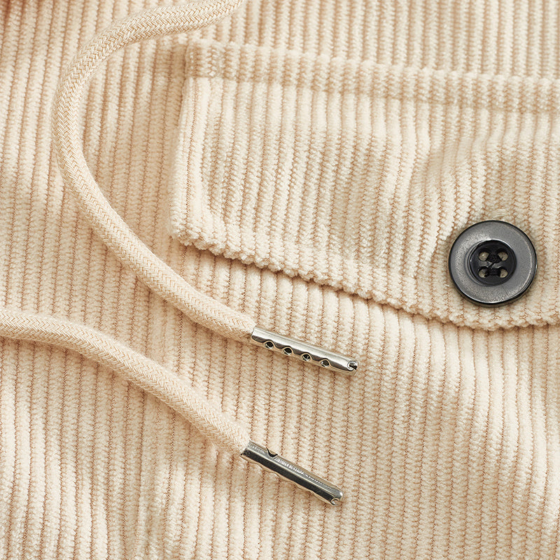 Dylan Men’s Corduroy Jacket – Soft Textured Design with Classic Button Closure