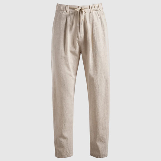 Romano Men’s Linen Pants – Lightweight Drawstring Relaxed Fit