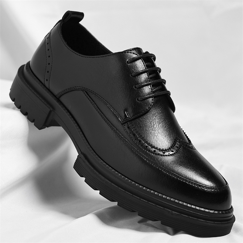 Roberto Men’s Brogue Leather Dress Shoes