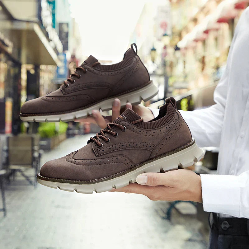 Theodore Premium Suede Trainers – Everyday Comfort Casual Shoes