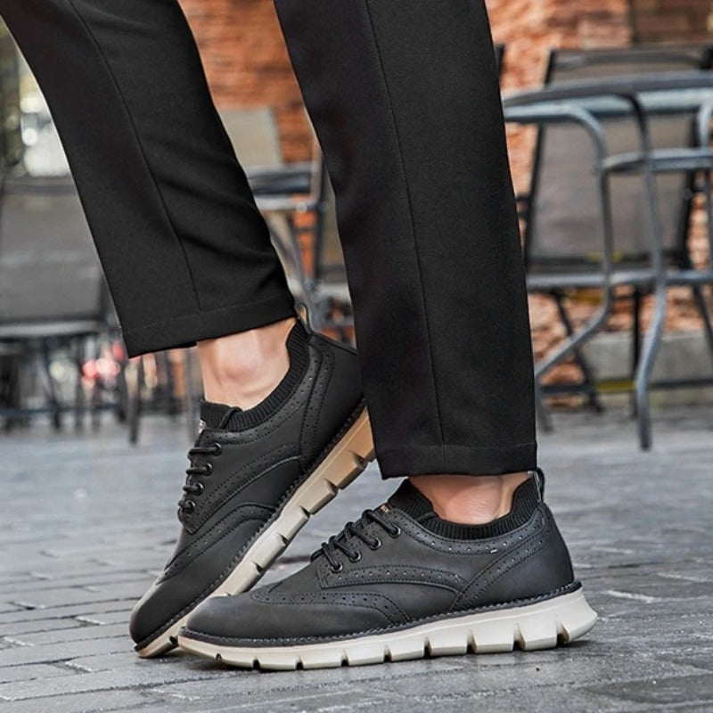 Theodore Premium Suede Trainers – Everyday Comfort Casual Shoes