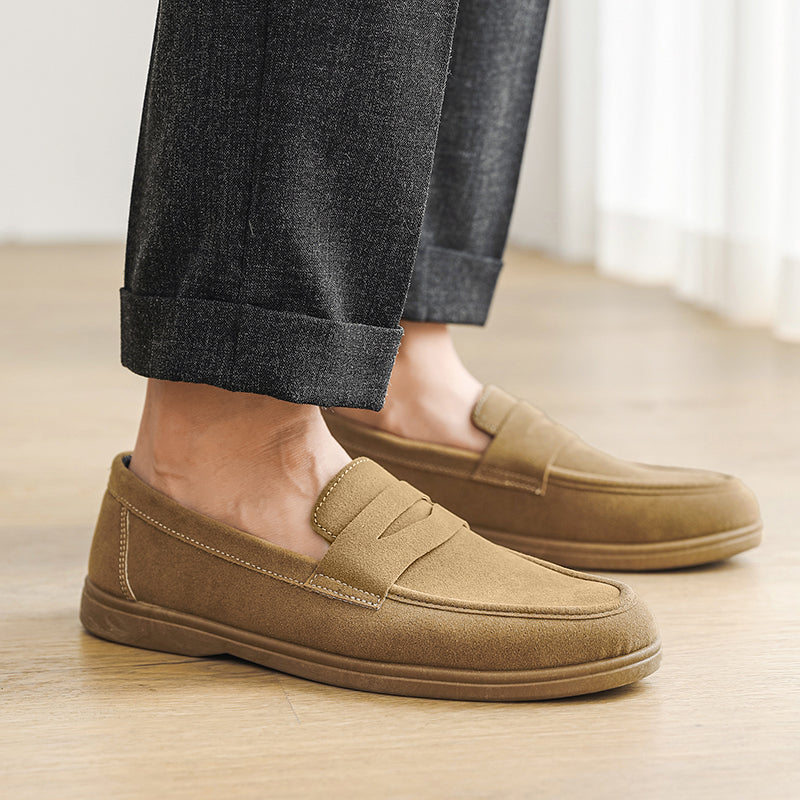 Dominic Premium Suede Loafers – Tailored Casual Slip-On Shoes