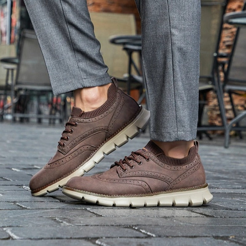 Theodore Premium Suede Trainers – Everyday Comfort Casual Shoes